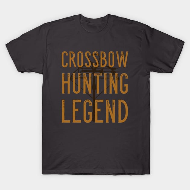 Crossbow Hunting Legend T-Shirt by Corncheese